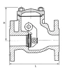 Cast iron check valve | KP-5512